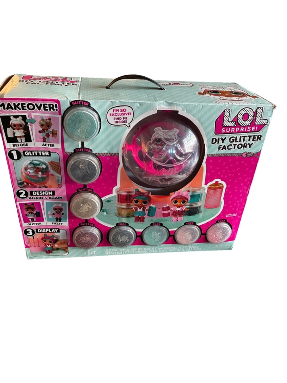 L.O.L. Surprise DIY Glitter Factory NIB 2019 Playset